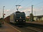 mrce-mitsui-rail-capital-europe Hier 185 547 -7 MRCE, der gerade durch den Obertraublinger Bahnhof f�hrt. Aufgenommen am 25.09.2009