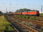 232 635-3 und 232 485-3 durchfahren am 26.9.2009 Leipzig-Sch�nefeld.  ...
