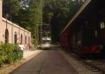 Freilichtmuseum  Arnheim RET Triebwagen 631 bei der Remise im August 2007