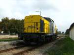 BR 203 203 159 der MBS w�hrend eines Betriebshaltes im Bf T�rkheim.