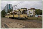 Ungleiches Paar - 
Triebwagen 3802 Baujahr 1927 zieht Beiwagen ...