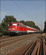 Einige 110er haben bei DB AutoZug eine neue Aufgabe gefunden ...