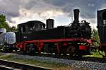 BR 99 99 594 abgestellt im Bf Putbus, 16.07.09