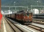 ae-415-bls BLS Ae 4/4 N� 251 am 12. September 2009 mit einem Sonderzug in Chur.
(Hinweis: Das Bild entstand bei offenem Wagenfenster aus dem RE 3 N� 1257.)