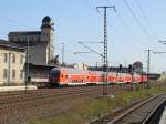 RE 17452 kommt am 26.9.2009 in Wurzen an. Ziel ist ...