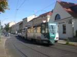potsdam Stra�enbahnlinie 94 nach Hauptbahnhof an der Haltestelle Luisenplatz−S�d/Park Sanssouci.