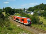 br-641 641 xxx wurde am 05.08.2009 in der Ortslage von Lobenstein aufgenommen. Der Triebwagen befindet sich auf dem Weg nach Blankenstein