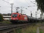 ITL 1116 237-7 zieht am 28.09. 09 einen Kessel-Ganzzug durch Lehrte ...