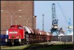 298 320-3 im Nordhafen von Stralsund. am 26.06.09  ...
