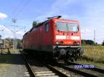 9180 6 143 959-5 D-DB am 23.08.2009 im Bw Lutherstadt ...