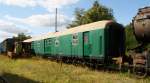Dieser ehemalige Gep�ckwagen geh�rt auch zur Sammlung Falz, gesehen am ...