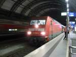 BR 101 050 in Dresden Hbf. Sie hat den City-Night-Line ...