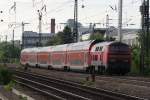 218 401-9 am Heimeranplatz mit RE 30.05.09  ...