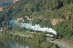 38 3156 (eigentlich 38 3101) bei Hirschhorn, 26.09.09  ...
