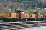 Di 8.711 und Di 8.706 mit einem Holzzug in Dombås; ... Di 8.711 und Di 8.706 mit einem Holzzug in Dombås; ...