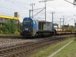 OHE G2000BB V 1001-033 zieht am 30.09. 09 einen leeren Holz ...