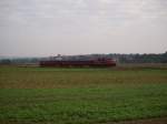 Nachdem 218 499 als 56105 ihre lehren Wagen bei der ...