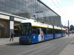 Stra�enbahnlinie M5 nach S-Bahnhof Hackescher Markt am S+U Bahnhof Alexanderplatz. ...