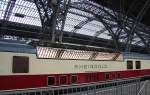 Der Rheingold -Panoramaspeisewagen am 15.09.2009 im Leipziger Hauptbahnhof.  ...