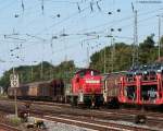 Mein 2500. Bild hier: 294 892-5 rangiert in Verden (Aller) ...