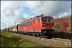 155 132-4 mit FE 45506 von Rostock-Seehafen nach Malm� Godsbangard ...