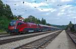 Unendlich lange, so pr�sentierte sich am 30.09.2009 der railjet 66 ...