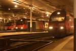 In Bern stehen am Morgen des 26.09.09. : (v.r.n.l.)
Re 460 ...
