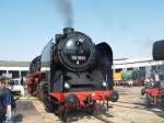 50 3501 am 19.09.2009 beim Eisenbahnfest im Bw hist. Arnstadt ...