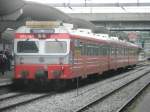 oslo Hier eine NSB Lokalbahn nach Ski, bei der Einfarht am 19.8.2009 in Oslo.
