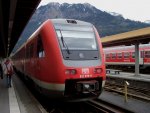 br-612-regioswinger-dbag Die Br 612 macht halt in Oberstdorf. Sch�nes Bild find ich, mit der Lok und im Hintergrund der Berg