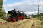 br-41-41-drg-dr-db-041--042-db 41 1144-9 mit ihren Sonderzug vom Meininger Dampflokfest in Wasungen am 05.09.2009