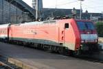 BR 189 Die 189 076-3 mit einem Autozug steht bereit zur Abfahrt in K�ln HBF, aufgenommen am 27.09.2009