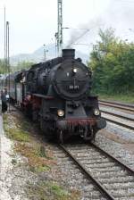BR 58 58 311 am Reutlinger West Bahnhof. 150 Jahre Eisenbahn in Reutlingen 19.09.2009