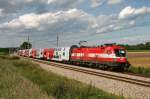 br-1116-vor-personenzugen 21.7.09 Dass sich die 005er auch einmal auf die Nordbahn traut, ansonsten pendeln die paprika Loks ja meist auf den Audi Z�gen zwischen Gy�r und Ingolstadt. Heute machte die 1116 005 einmal eine Ausnahme und bespannte den Lp 35451 von Bernhardsthal nach Floridsdorf, wo sie auf den R 2351 nach Wr. Neustadt wechselt.