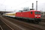 114 501-0 mit einem Messzug am D�sseldorfer HBF.
3.10.2009  ...