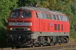 BR 218 Lokportraits 218 261 (DBG) f�hrt am 2.9.09 durch Ratingen-Lintorf