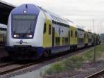 Cuxhaven Hauptbahnhof: Achtung Bahnsteig2, ME 39409 aus Hamburg fährt ein;090831 ... Cuxhaven Hauptbahnhof: Achtung Bahnsteig2, ME 39409 aus Hamburg fährt ein;090831 ...