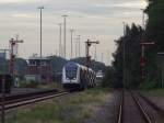 cuxhaven ME 39409 erreicht von Hamburg kommend den Cuxhavener Hauptbahnhof; 090831