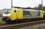 fnm-ferrovia-nord-milano--nordcargo-und-lenord Die ES 64 F4-099 (E189-999) abgestellt in M�nchengladbach Hbf , am 03,10,09