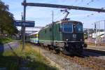 Re 4/4 II 11161 in St. Gallen St. Fiden vor ...
