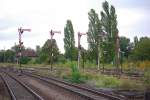 N�rdliche Ausfahrgruppe des Bahnhofs ...  Jan Schuur 04.10.2009