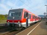 W�hrend einer SEV-Phase auf der Frankenwaldbahn werden die RB-Z�ge zwischen ...