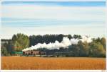 eisenbahnmuseum-ampflwang �GEG-Dampflok WTK4 (ex. �BB 392.2530) auf der Museumsstrecke kurz vor der Einfahrt in die Hst. Timelkam-Energie. 4.10.2009.