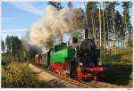 eisenbahnmuseum-ampflwang �GEG-Dampflok WTK4 (ex. �BB 392.2530) f�hrt auf der Museumsstrecke von Timelkam nach Ampflwang. 4.10.2009.