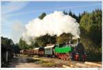 eisenbahnmuseum-ampflwang �GEG-Dampflok WTK4 (ex. �BB 392.2530) f�hrt auf der Museumsstrecke von Timelkam nach Ampflwang. 4.10.2009.