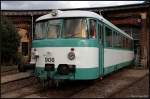 typ-vt-man-schienenbus KWMTK 906 ist ein MAN-Schienenbus aus dem Jahr 1963 und tr�gt die Fabriknummer 148090. Er war am Lokschuppen beim 6. Berliner Eisenbahnfest ausgestellt (In Privatbesitz; ex KEG VT 2.17, AKN VT 2.17, Bw Sch�neweide 04.10.2009)