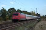 101 001-6 Die 1. ihrer Gattung am 04.10.2009 kurz vor ...