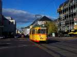 karlsruhe-hier-bitte-keine-s-bahnen-einstellen Tw 139 beim Ettlinger Tor. Aufgenommen am 4.10.2009