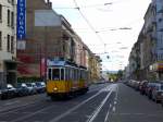 Tw 100 mit Bw 298 beim Kolpingplatz. Aufgenommen am 4.10.2009 ...
