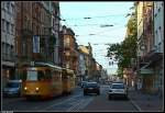 Wagen 139 mit Beiwagen 439 in der Karlsstraße auf dem ... Wagen 139 mit Beiwagen 439 in der Karlsstraße auf dem ...